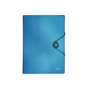 Teczka harmonijkowa 6 przegródek LEITZ Solid PP jasno niebieska /45791030/