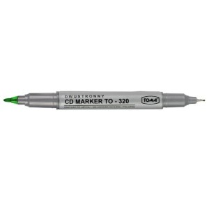 Marker do CD TOMA TO-320 dwustronny zielony /TO320-42/