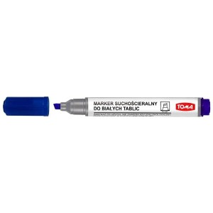 Marker suchościeralny ścięty 1,0-5,0mm TOMA 267 niebieski 1szt. /267-12/