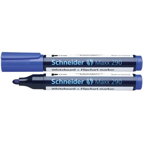 MARKER SUCHOŚCIERALNY SCHNEIDER MAXX 290 OKRĄGŁY CZERWONY .jpg