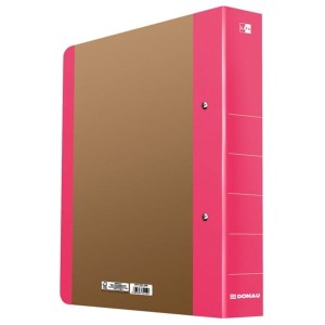 Segregator DONAU LIFE ringowy A4/50 2RD/30 różowy/3835001FSC-30/