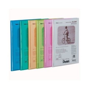 Teczka/album ofertowy A4/20 PP PENTEL CLEAR niebieski 1szt. /DCF242-C/