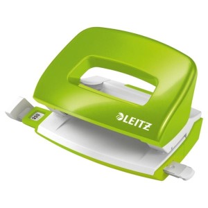 Dziurkacz do 10 kartek metalowy mini LEITZ WOW NEXXT SERIES 5060 metaliczny zielony /50601054/