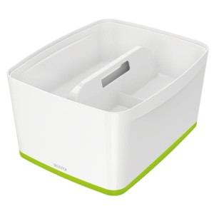 Pojemnik duży LEITZ MYBOX z pokrywką biało-zielony /52161054/