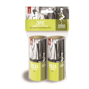 Rolka czyszcząca do ubrań zapas 2x36 listków biała ANNA ZARADNA 2szt. /ST-AZ-012213/