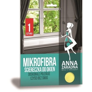 Ściereczka z mikrofibry Anna Zaradna do okien 1 sztuka