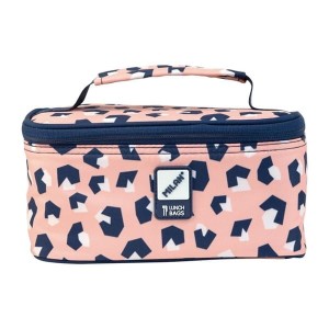 Torba na żywność izotermiczna 1,5l + 1 pojemnik 0,75l MILAN MELT różowy /08805MLP/