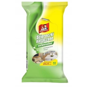 Ściereczki nawilżane uniwersalne JAN NIEZBĘDNY 40szt