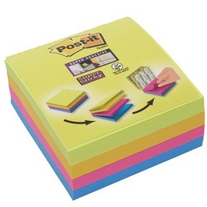 Notes samoprzylepny 76x76mm 300 kartek 2014-SC-BYFG mix kolorów 3M POST-IT multikostka /3M-UU009939057/