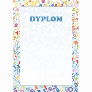 Papier ozdobny BARWNE ARKUSZE na dyplomy Elementarz 170g 25szt. /216017/