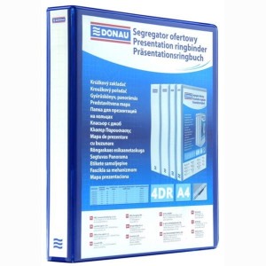 Segregator ofertowy/panorama A4/37 4RD/16 DONAU niebieski /2788164PL-10/