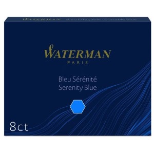 Nabój WATERMAN niebieski 8 sztuk /S0110860/