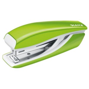 Zszywacz metalowy do 10 kartek na zszywki no.10 LEITZ WOW metaliczny zielony /55281054/