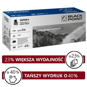 Toner HP CF237A czarny BLACK POINT SUPER PLUS 13500s /LBPPH37A/