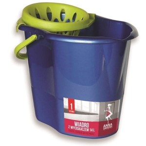 Wiadro plastikowe z wyciskaczem 14l ANNA ZARADNA PREMIUM /ST-AZ-012350/