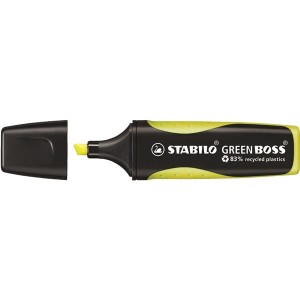Zakreślacz STABILO GREEN BOSS żółty /6070/24/