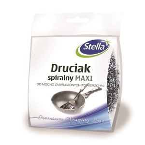 Zmywak/druciak/czyścik spiralny metalowy STELLA /ST-ST-001316/