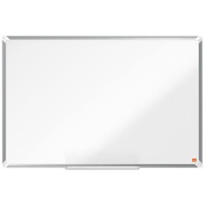 Tablica magnetyczna suchościeralna stalowa rama aluminiowa 60x90 z półką NOBO PREMIUM PLUS /1915155/