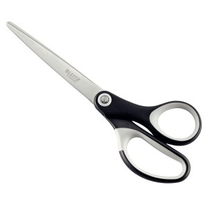 NOŻYCZKI 18CM LEITZ TYTANOWE CZARNO-BIAŁE  /54166095/