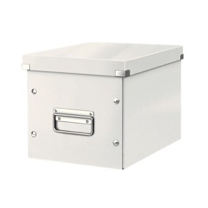 Pudło LEITZ WOW CS uniwersalne rozmiar M, 240x240x250mm białe /61090001/