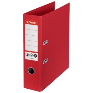 Segregator ESSELTE NO.1 A4/75 z recyklingu neutralny pod względem emisji CO2 czerwony /627568/