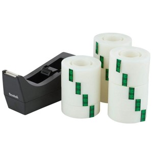 Taśma klejąca 19/33 SCOTCH MAGIC matowa ekologiczna 14szt. + podajnik C-38 /3M-70005258739/
