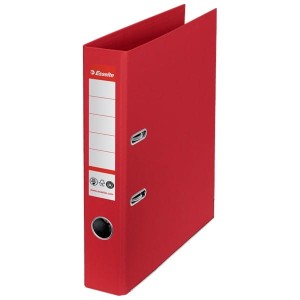 Segregator ESSELTE NO.1 A4/50 z recyklingu neutralny pod względem emisji CO2 czerwony /627575/