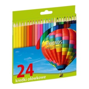 Kredki ołówkowe 24 kolory UNIONL KW TRADE /170-1377/