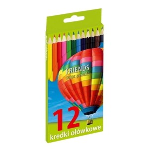 Kredki ołówkowe Unionl KW TARDE 12 kolorów /170-1373/