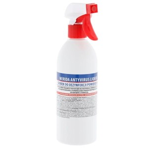 Środek/liquid dezynfekujący MERIDA ANTYWIRUS do powierzchni butelka ze spryskiwaczem 500ml /NAD002/