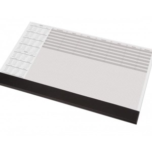 Biuwar papierowy z listwą 59x39,5cm A2 tygodniowy 30 kartek kalendarz dwuletni (2026,2027) PANTA PLAST /0318-0031-99/