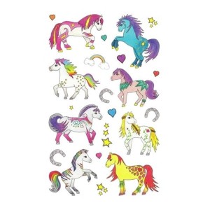 Naklejki Z-DESIGN papierowe błyszczące-konie AVERY ZWECKFORM 22szt. /53222/