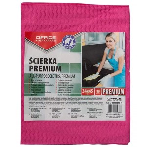 Ścierka Premium OFFICE PRODUCTS wiskoza 34x45cm 3 sztuki /22035219-99/