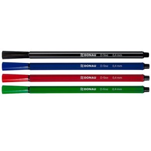 Cienkopisy DONAU D-Fine 0,4mm 4 Kolory /7362904PL-99/