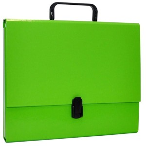Teczka z rączką OFFICE PRODUCTS jasnozielona A4/5CM /21187811-15/