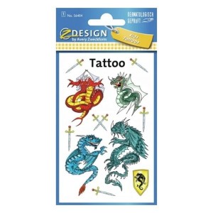 Tatuaże Z-DESIGN-smoki AVERY ZWECKFORM 11szt. /56404/