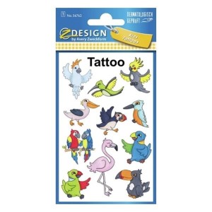 Tatuaże Z-DESIGN-ptaki AVERY ZWECKFORM 11szt. /56762/