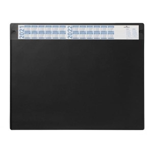 Podkład na biurko 650x520mm DURABLE z transparentną okładką i kalendarzem na dwa lata czarny 1szt. /720501/