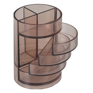 Przybornik na biurko walec D.RECT dymny /0906/