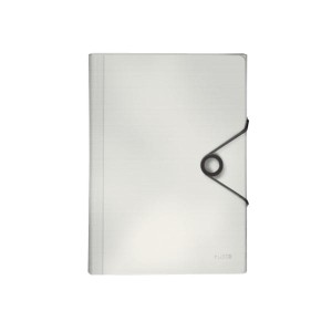 Teczka harmonijkowa 6 przegródek LEITZ Solid PP biała /45791001/