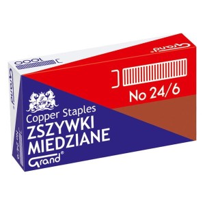 Zszywki Grand 24/6 miedziane /110-1422/