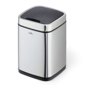 Kosz na śmieci z czujnikiem ruchu 6L DURABLE NO TOUCH srebrny 1szt. /342023/