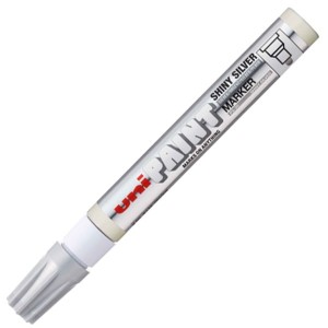 Marker olejowy 2,2-2,8mm UNI PAINT PX-20 srebrny błyszczący /UNPX20/DSR/
