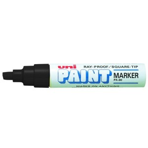 Marker olejowy 4,0–8,5mm ścięta UNI PX-30 czarny /UNPX30/6CA/