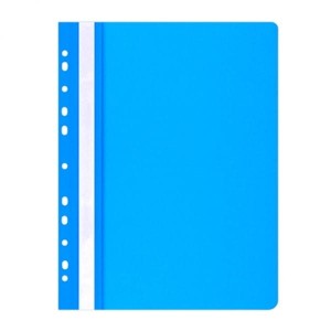 Skoroszyt OFFICE PRODUCTS A4 miękki, wpinany, niebieski /21104121-01/