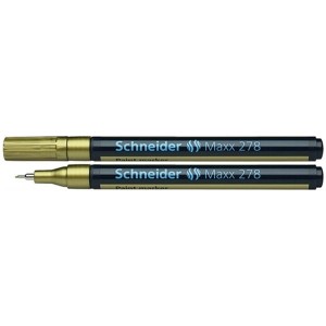 Marker olejowy Schneider Maxx 278 0,8 mm złoty  /SR127853/