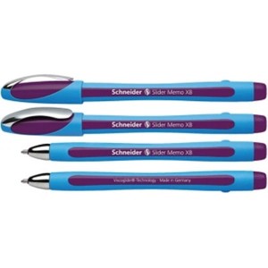 Długopis SCHNEIDER SLIDER MEMO XB fioletowy 1szt. /SR150208/