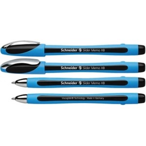 Długopis SCHNEIDER SLIDER MEMO XB czarny 1szt. /SR150201/