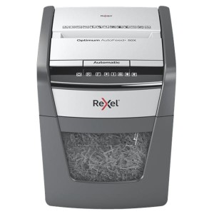Niszczarka automatyczna REXEL OPTIMUM AUTOFEED+ 50X ścinki 4x28mm /2020050XEU/