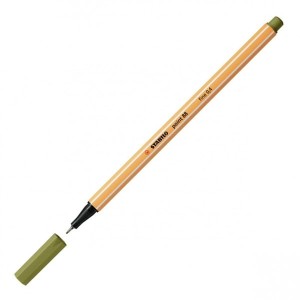 Cienkopis 0,4 mm STABILO 88/37 zieleń błotna 1szt. /88/37/